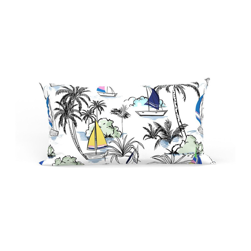 DECORATIVE PILLOW WHITE MARINE 50x30
