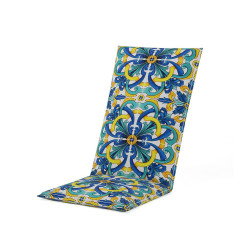 CHAIR CUSHION BLUE BAROQUE