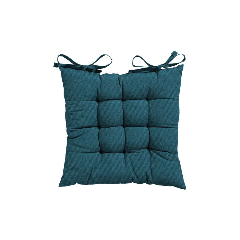 SEAT CUSHION BLUE PURUS FLORAL