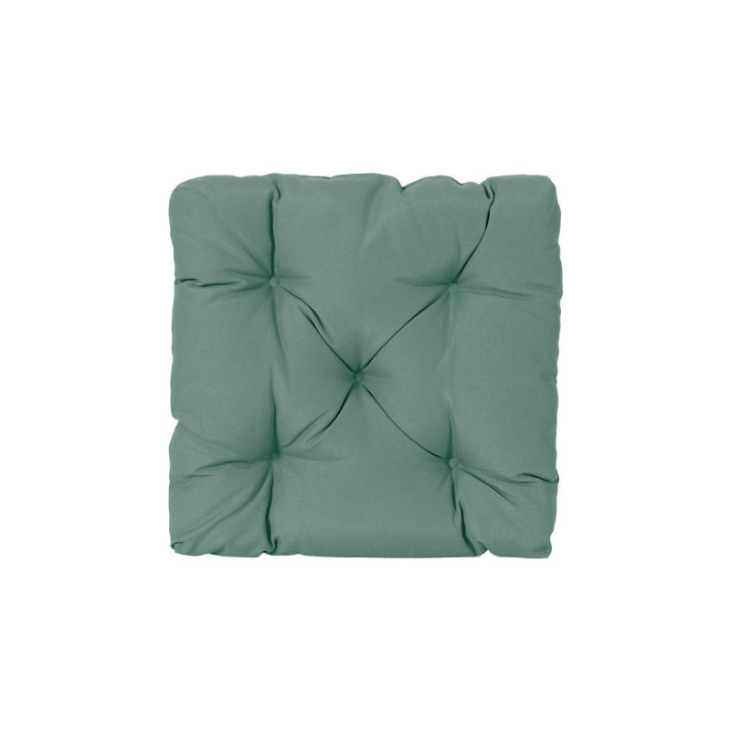 SEAT CUSHION GREEN FLORAL